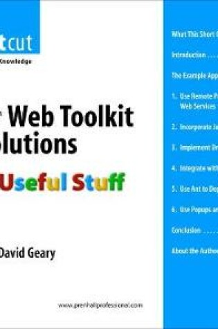 Cover of Google Web Toolkit Solutions (Digital Short Cut)