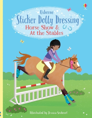 Book cover for Sticker Dolly Dressing Horse Show & At the Stables