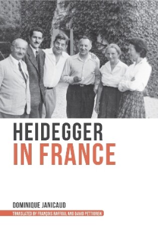 Cover of Heidegger in France