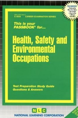 Cover of Health, Safety and Environment Occupations