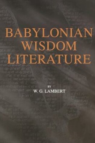 Cover of Babylonian Wisdom Literature