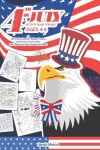 Book cover for Fourth Of July Activity Book for Kids Ages 4-8