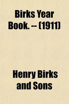 Book cover for Birks Year Book. -- (1911)