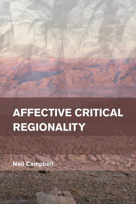 Book cover for Affective Critical Regionality