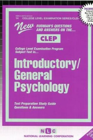 Cover of Introductory / General Psychology