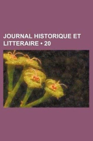 Cover of Journal Historique Et Litteraire (20)