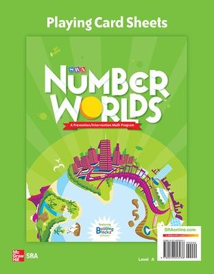 Book cover for Number Worlds Level A, Playing Card Sheets