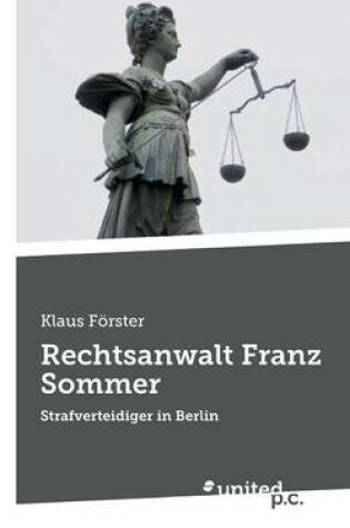 Cover of Rechtsanwalt Franz Sommer