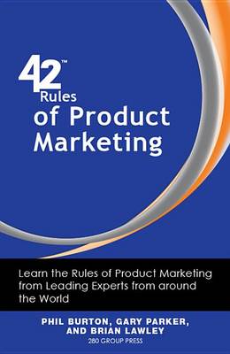 Book cover for 42 Rules of Product Marketing