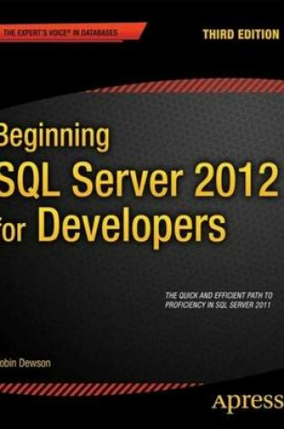 Cover of Beginning SQL Server 2012 for Developers