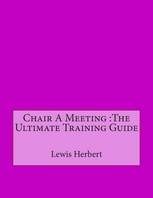 Book cover for Chair a Meeting