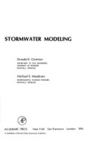 Cover of Stormwater Modelling