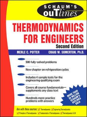 Book cover for Schaum's Outline of Thermodynamics for Engineers, 2nd Edition