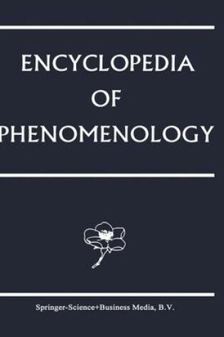 Cover of Encyclopedia of Phenomenology