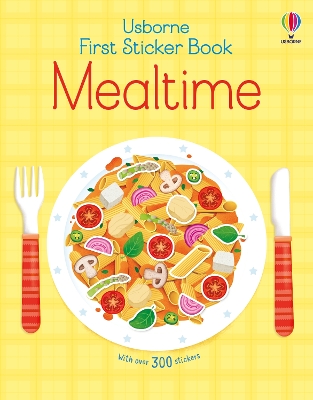 Book cover for First Sticker Book Mealtime