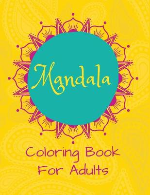 Book cover for Mandala Coloring Book for Adults