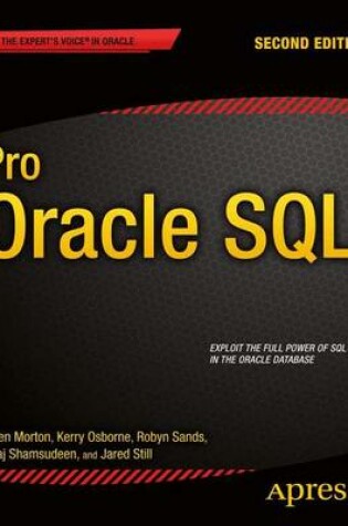 Cover of Pro Oracle SQL