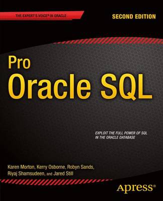 Book cover for Pro Oracle SQL