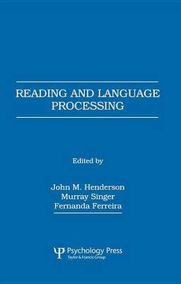 Cover of Reading and Language Processing