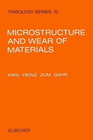 Cover of Microstructure and Wear of Materials