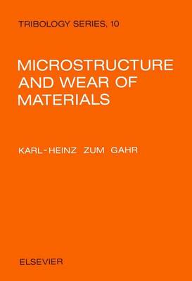 Book cover for Microstructure and Wear of Materials