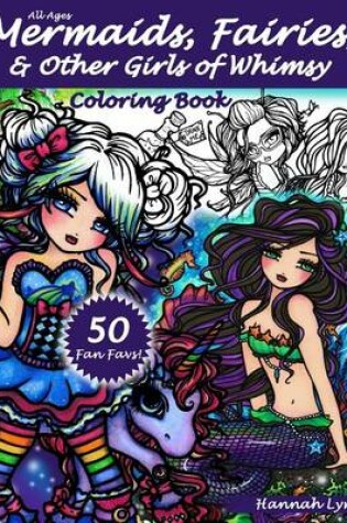 Cover of Mermaids, Fairies, & Other Girls of Whimsy Coloring Book