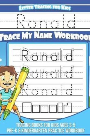 Cover of Ronald Letter Tracing for Kids Trace my Name Workbook