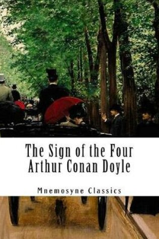 Cover of The Sign of the Four (Large Print - Mnemosyne Classics)