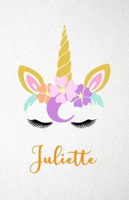 Book cover for Juliette A5 Lined Notebook 110 Pages