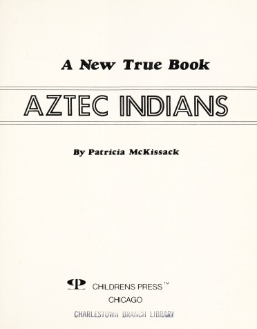 Book cover for Aztec Indians