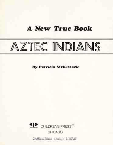 Cover of Aztec Indians