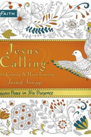 Cover of Jesus Calling Adult Coloring Book:  Creative Coloring and   Hand Lettering