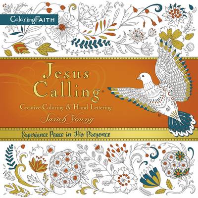 Cover of Jesus Calling Adult Coloring Book:  Creative Coloring and   Hand Lettering