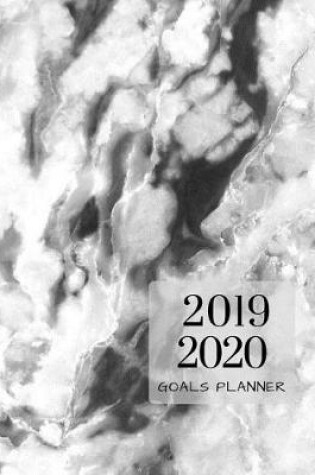 Cover of 2019 2020 Marble Grey 15 Months Daily Planner