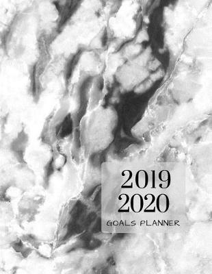 Book cover for 2019 2020 Marble Grey 15 Months Daily Planner