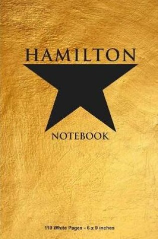 Cover of Hamilton Notebook 110 White Pages 6x9 inches