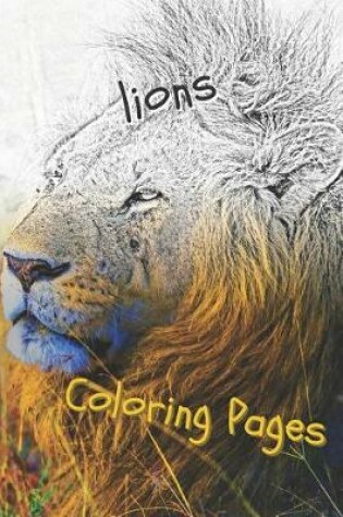 Cover of Lions Coloring Pages