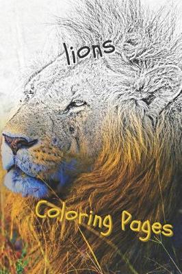 Book cover for Lions Coloring Pages