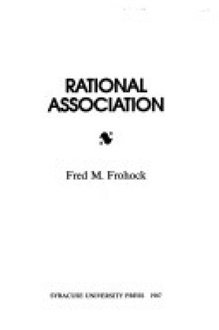 Cover of Rational Association