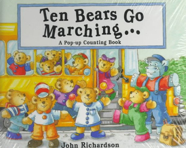 Book cover for Ten Bears Go Marching Pop-Up Book