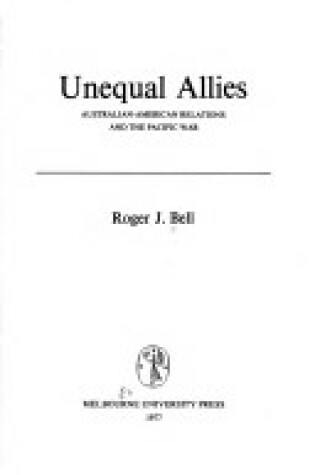 Cover of Unequal Allies