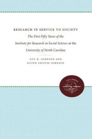 Cover of Research in Service to Society
