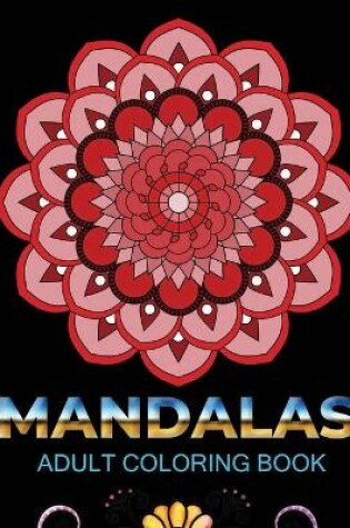 Cover of Mandalas adult coloring book