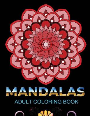 Book cover for Mandalas adult coloring book