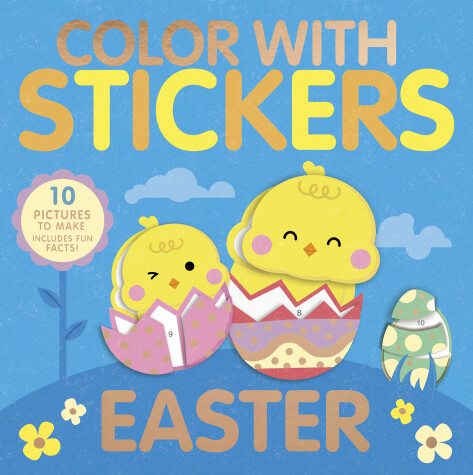 Book cover for Color With Stickers: Easter