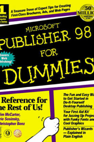 Cover of Microsoft Publisher 98 For Dummies