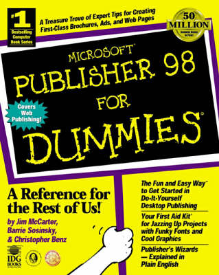 Book cover for Microsoft Publisher 98 For Dummies