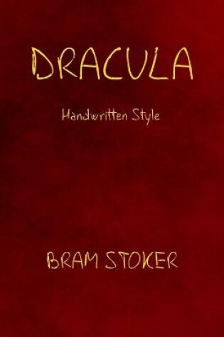 Cover of Dracula - Handwritten Style