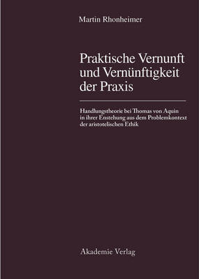 Book cover for Praktische Vernunft Und Vernuenftigkeit Der Praxis