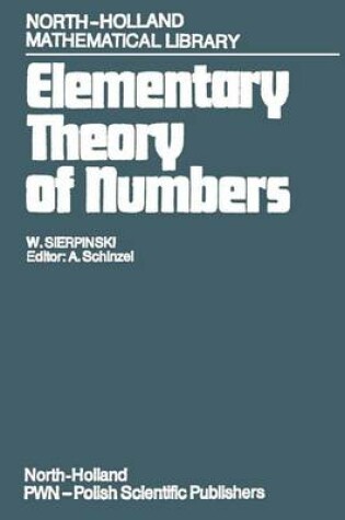 Cover of Elementary Theory of Numbers